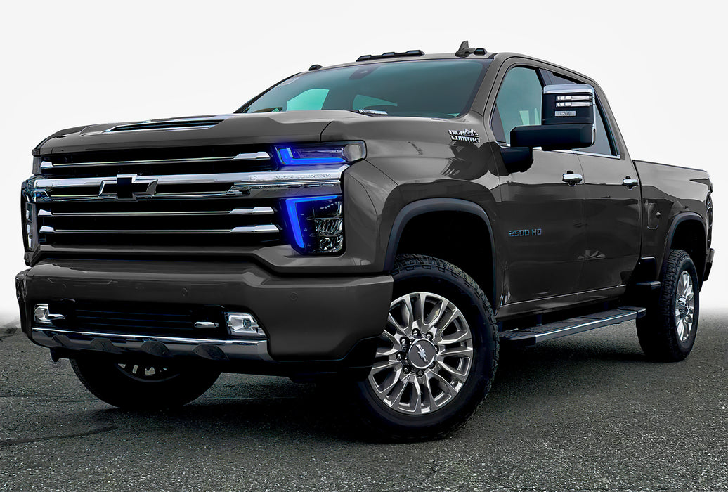 ORACLE ColorSHIFT RGB+W Headlight DRL Kit, with BC2 Controller, Chevrolet Silverado HD 2500/3500 (2020-2023), view 4