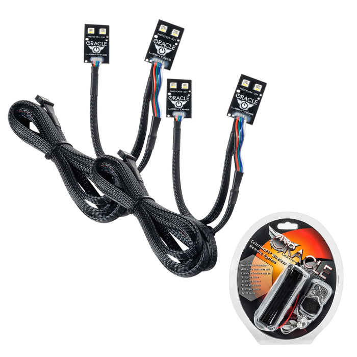 ORACLE 2021-2025 Ford Bronco Sport ColorSHIFT RGB+W Headlight DRL + Halo Upgrade Kit