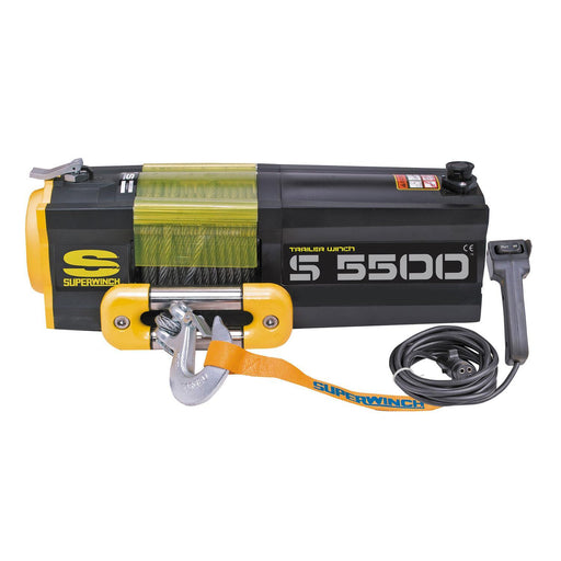 Superwinch S5500 Trailer Winch | 5,500 lb, 12V DC | P/N 1455200