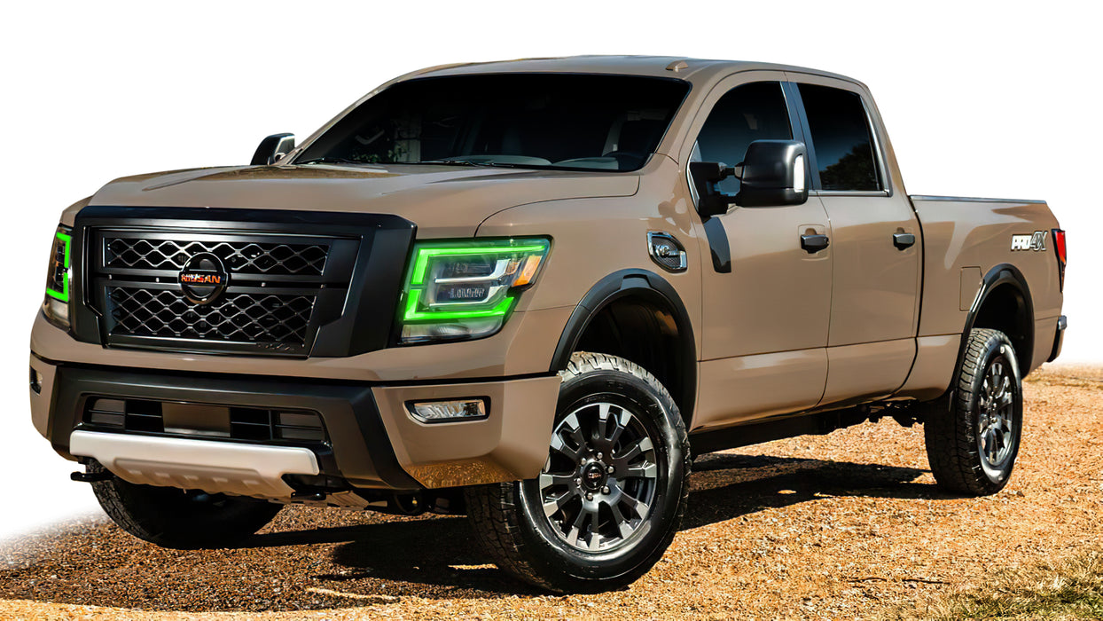 ORACLE ColorSHIFT RGB+W Headlight DRL Upgrade, Nissan Titan (2021-2024), view 2