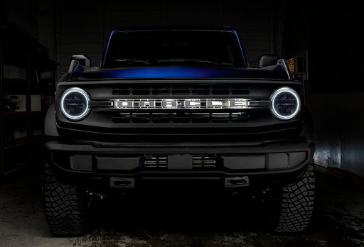 ORACLE LED Headlight Halo Kit, Base Headlights, White, Ford Bronco (2021-2025), view 2