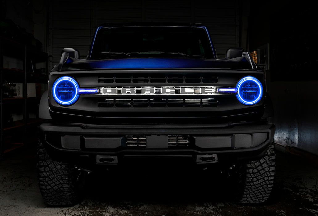 ORACLE ColorSHIFT Headlight Halo Kit with DRL Bar, Base Headlights, Ford Bronco (2021-2025), view 3