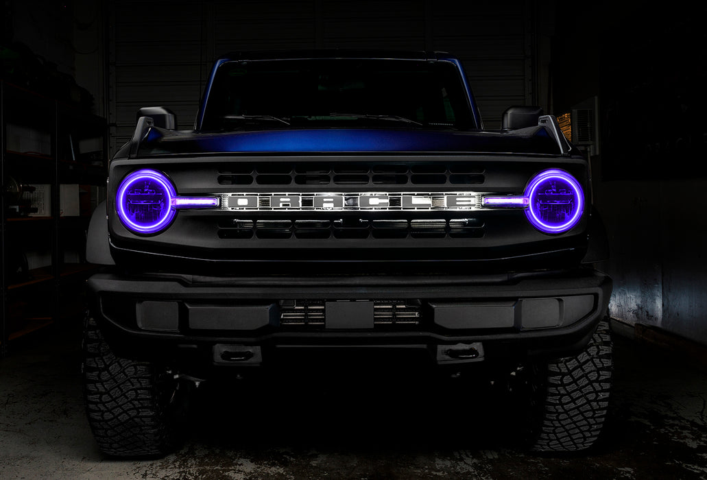 ORACLE ColorSHIFT Headlight Halo Kit with DRL Bar, Base Headlights, Ford Bronco (2021-2025), view 8