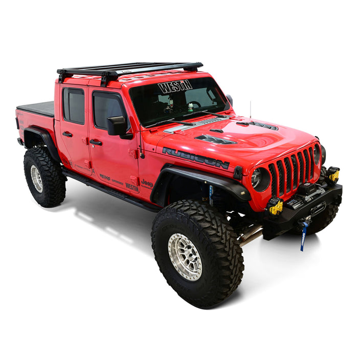 Westin Mesa Roof Rack | Textured Black | Jeep Gladiator JT (2020-2026) | P/N 15-00065, view 3