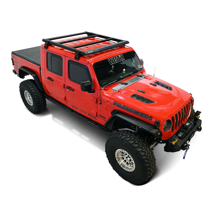 Westin Mesa Roof Rack | Textured Black | Jeep Gladiator JT (2020-2026) | P/N 15-00065, view 4