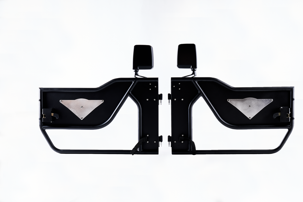 Combat Off Road Mission Tube Doors - Front Pair | Jeep Wrangler JK/JKU (07-18) | P/N 15-1046