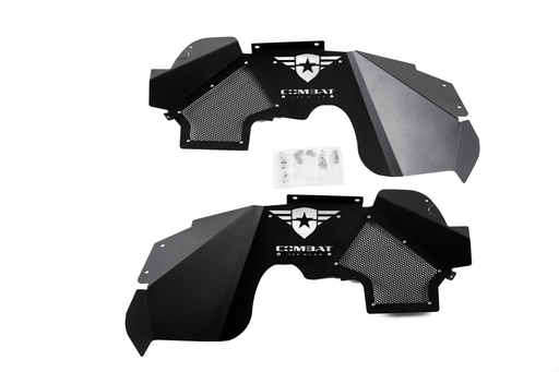 Combat Off Road Aluminum Inner Fender Liners - Front Pair | Jeep JK/JKU (07-16, 18) | P/N 15-1066