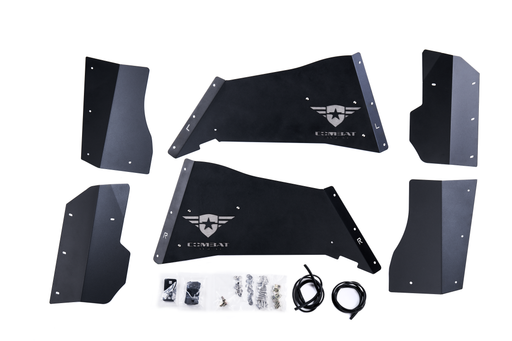 Combat Off Road Aluminum Inner Fender Liners - Rear Pair | Jeep JK/JKU (07-16, 18) | P/N 15-1069