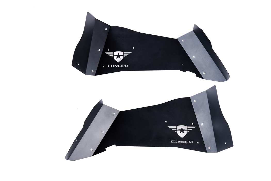 Combat Off Road Aluminum Inner Fender Liners - Rear Pair | Jeep JK/JKU (07-16, 18) | P/N 15-1069