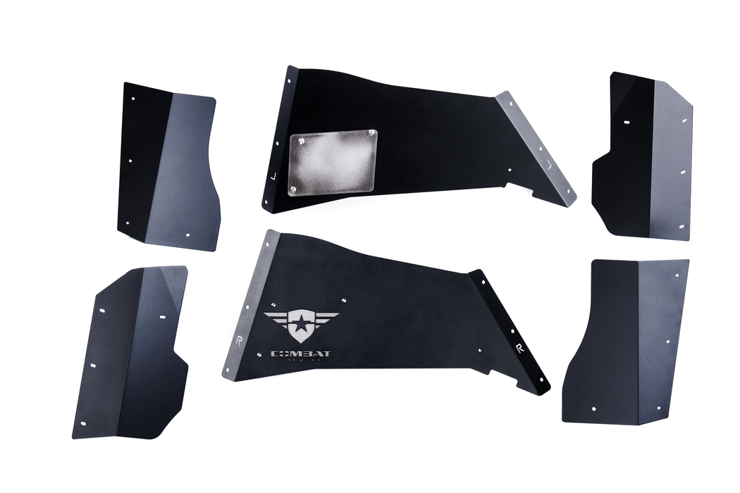 Combat Off Road Battle Ready Aluminum Inner Fenders - Rear | Jeep Wrangler JK/JKU (07-18) | P/N 15-1069
