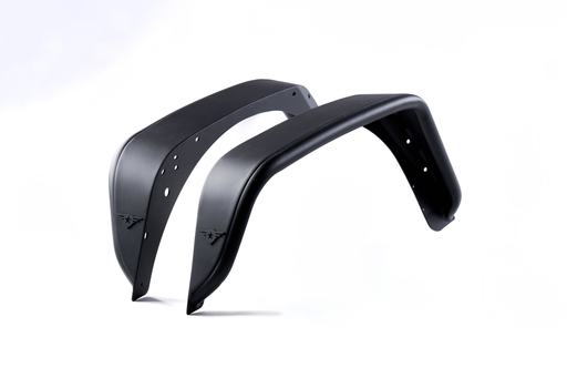 Combat Off Road Black Aluminum Fenders - Rear Pair | Jeep JK/JKU (07-16, 18) | P/N 15-1079