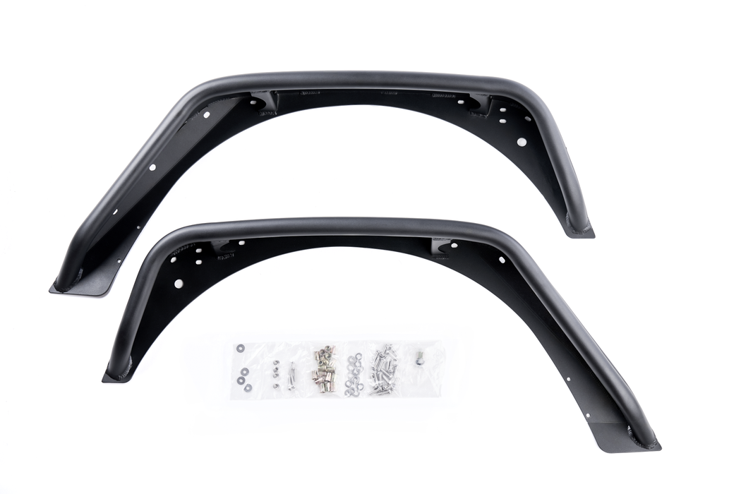 Combat Off Road Full Assault Aluminum Fender Kit - Black - Rear | Jeep Wrangler JK/JKU (07-18) | P/N 15-1079