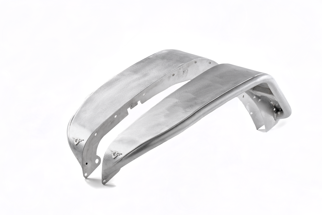 Combat Off Road Full Assault Aluminum Fender Kit - Raw - Front | Jeep Wrangler JK/JKU (07-18) | P/N 15-1176