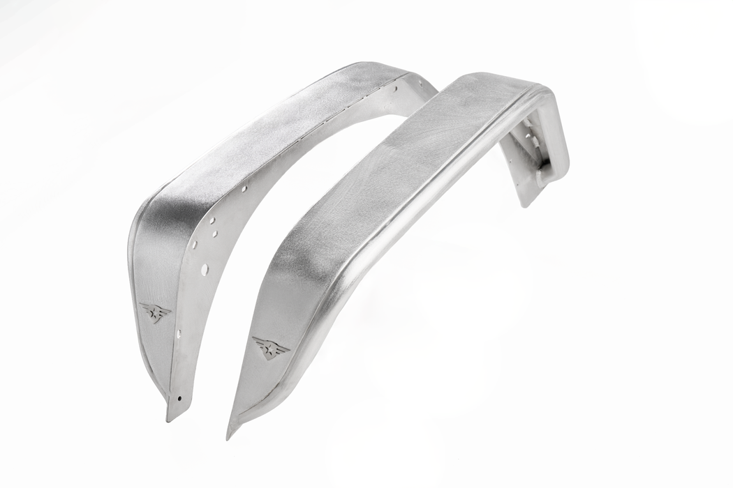 Combat Off Road Full Assault Aluminum Fender Kit - Raw - Rear | Jeep Wrangler JK/JKU (07-18) | P/N 15-1179