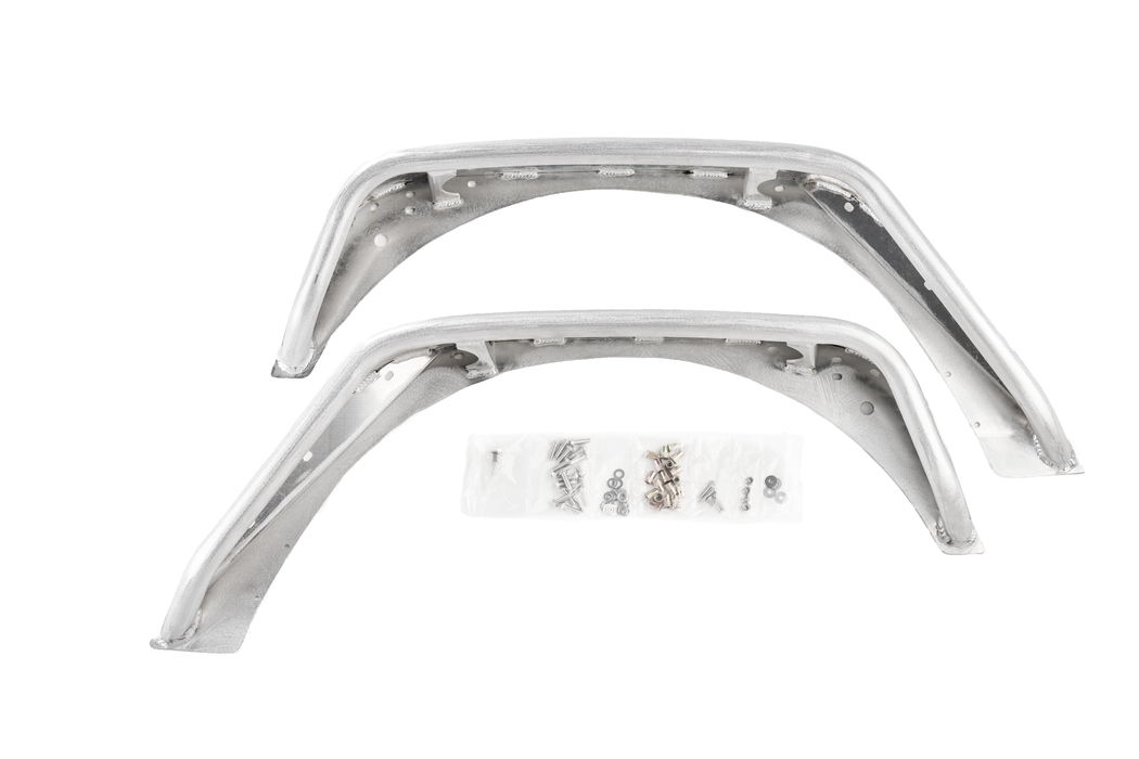 Combat Off Road Full Assault Aluminum Fender Kit - Raw - Rear | Jeep Wrangler JK/JKU (07-18) | P/N 15-1179