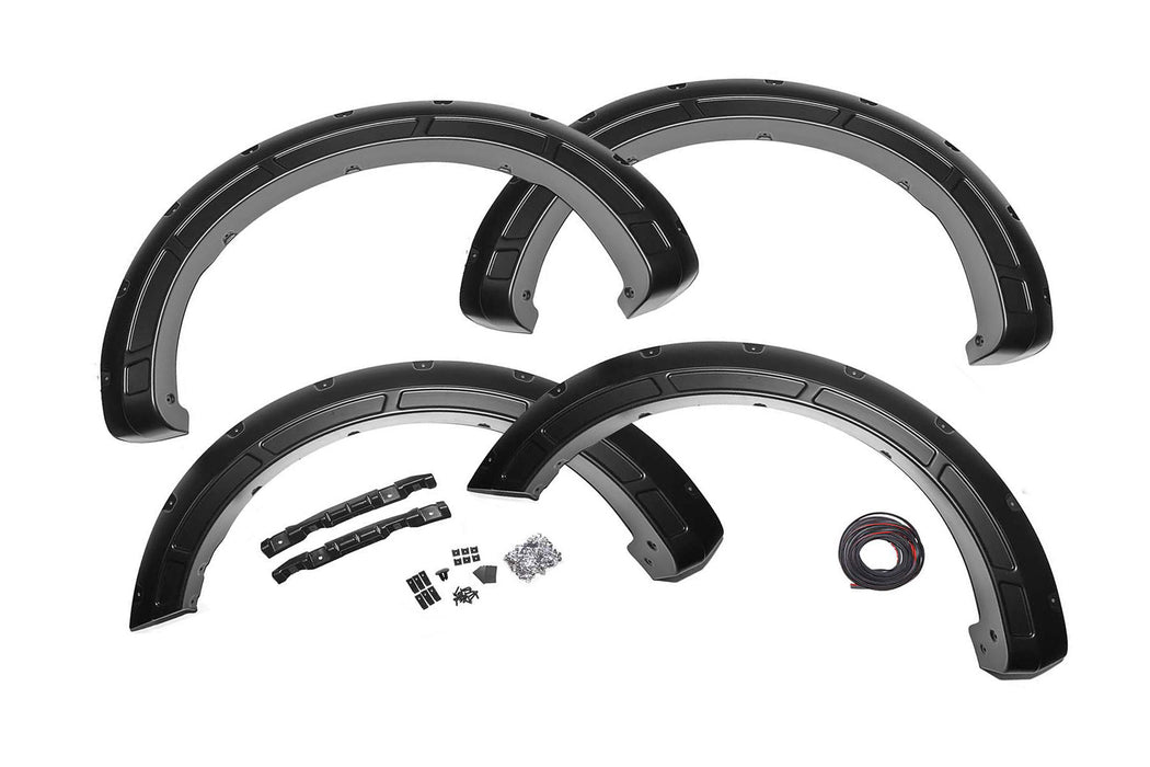 Rough Country Fender Flares - Defender - UX Ingot Silver Metallic | Ford F-150 (15-20)