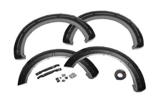 Rough Country Fender Flares, Defender, Z1 Oxford White, Ford F-150 2WD/4WD (2015-2020)