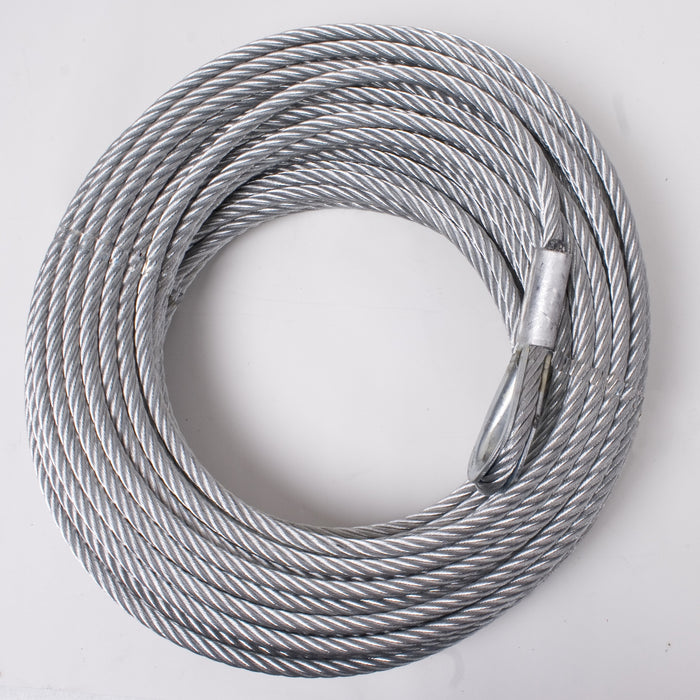 Rugged Ridge Winch Cable | 23/64 Inch x 94 feet, Steel | P/N 15103.02