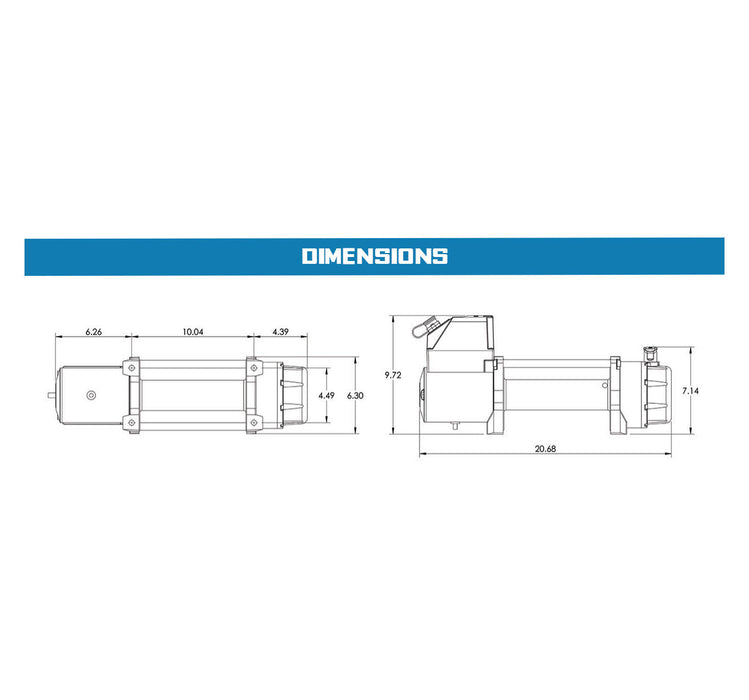 Superwinch Tiger Shark 11500 Winch | 11,500 lb, 12V DC | P/N 1511200, view 11