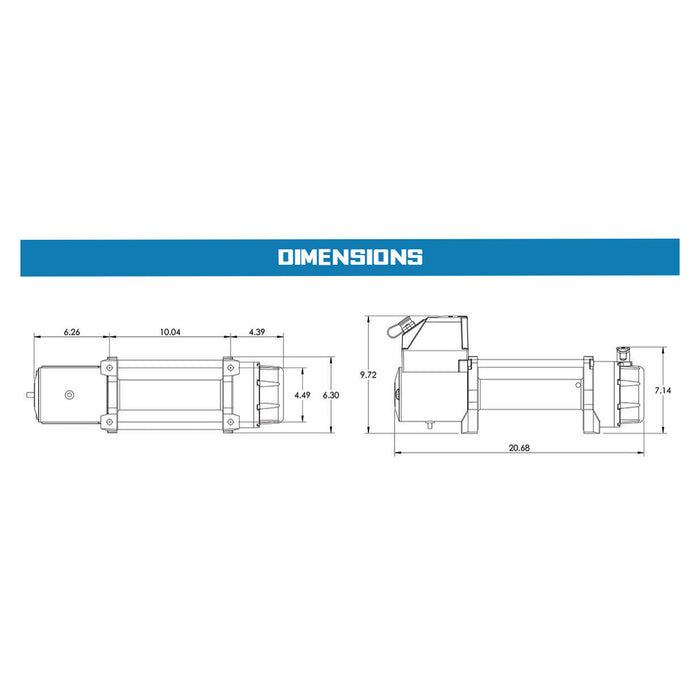 Superwinch Tiger Shark 11500 Winch | 11,500 lb, 12V DC | P/N 1511200, view 22