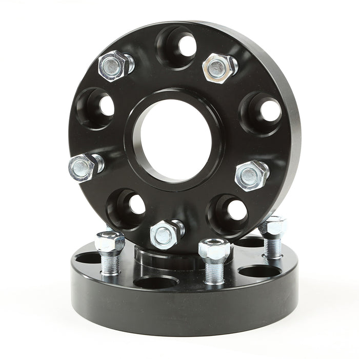 Rugged Ridge Wheel Spacer Kit | 1.25 Inch, Black, 5x5 | Jeep Grand Cherokee (1999-2004) | P/N 15201.14