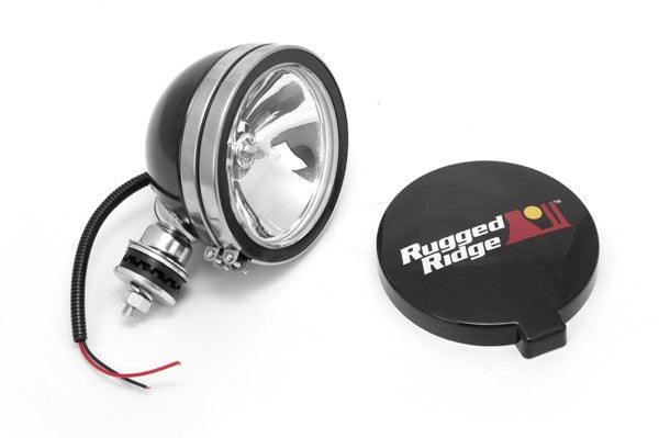 Rugged Ridge Light Kit | Halogen, 6 Inch, Black, Steel Housing | P/N 15207.01