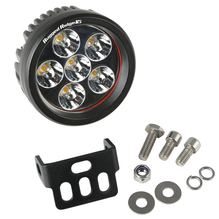 Rugged Ridge Light Kit | 3.5 Inch, Round, 18 Watt, 1040 Lumens | P/N 15209.01