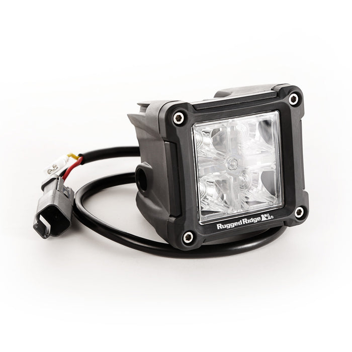 Rugged Ridge Light Kit | 3 Inch, LED, Cube, Combo High/Low Beam | P/N 15209.3