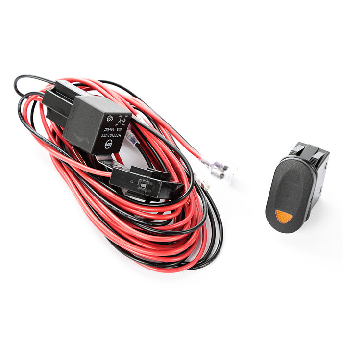 Rugged Ridge Light Installation Wiring Harness Kit | 1 Light, Amber Switch | P/N 15210.74