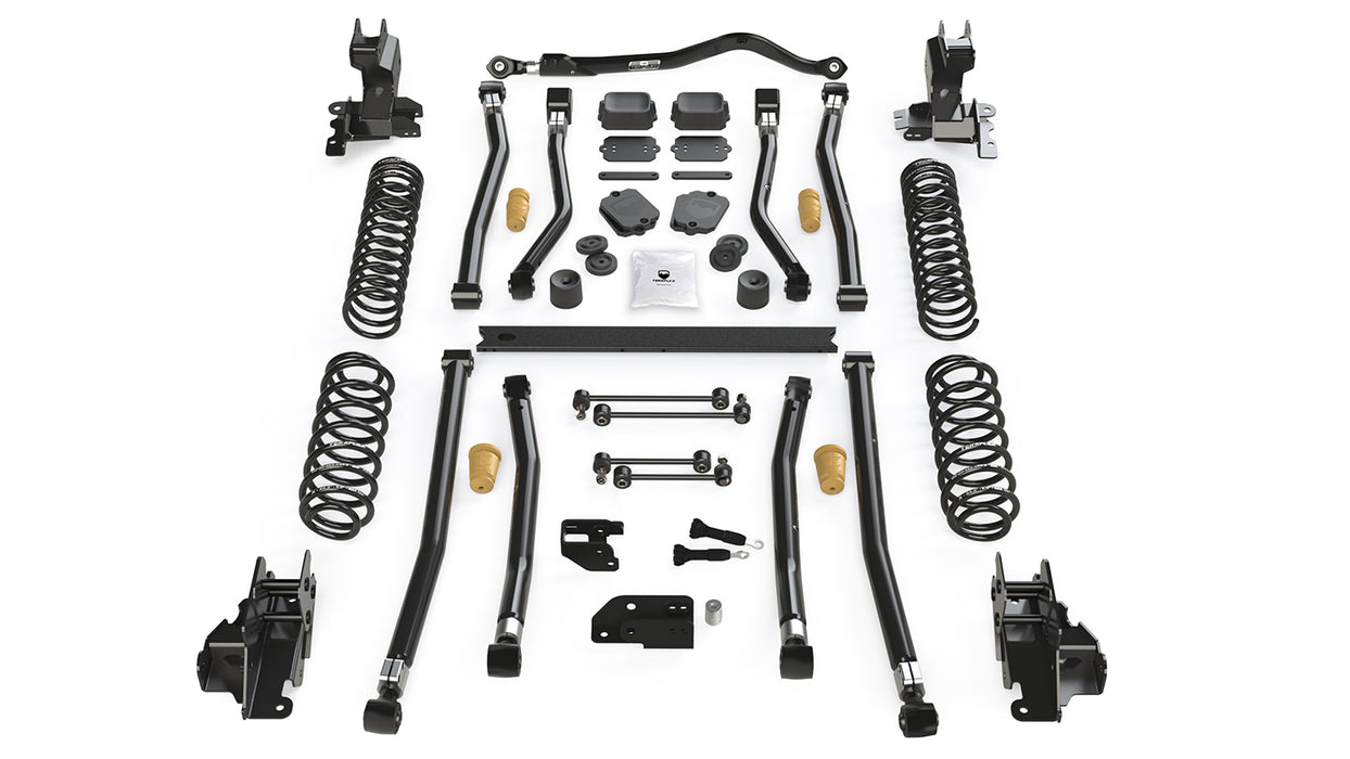 TeraFlex 4 Door 3.5 Inch Alpine CT3 Long Arm Suspension System No Shocks | Jeep Wrangler JK/JL (2007-2025)