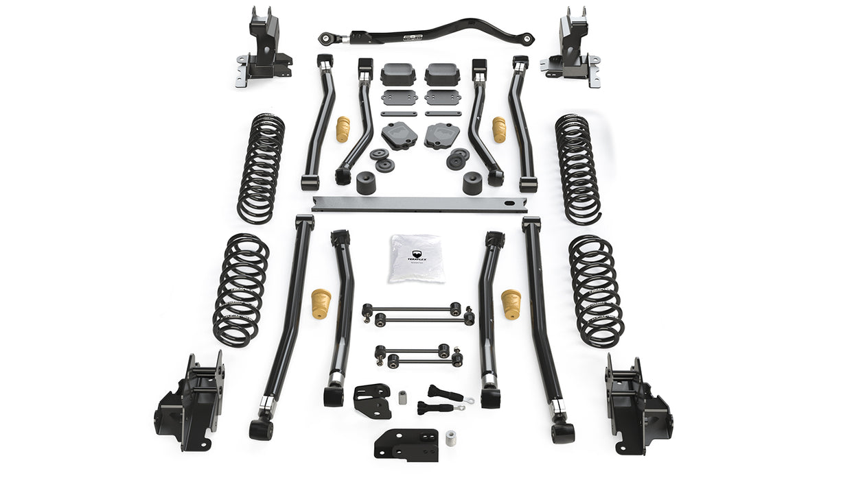 TeraFlex 4 Door 4.5 Inch Alpine CT4 Long Arm Suspension System No Shocks | Jeep Wrangler JK/JL (2007-2025)