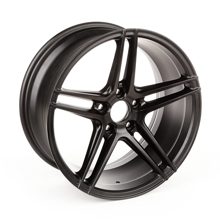 Rugged Ridge TREK Wheel | 17x8, 5 Spoke, Black, Aluminum | Jeep Renegade BU (2014-2021) | P/N 15307.01