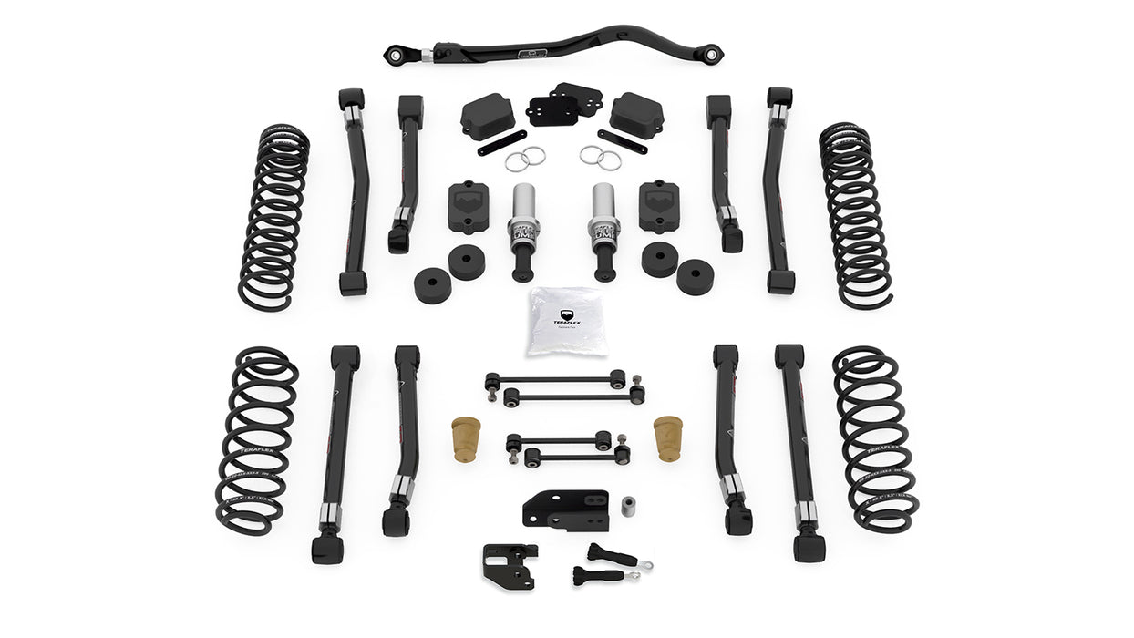 18-Up Wrangler JL 4 Door 3.5 Inch Alpine RT3 Short Arm Suspension System No Shocks TeraFlex
