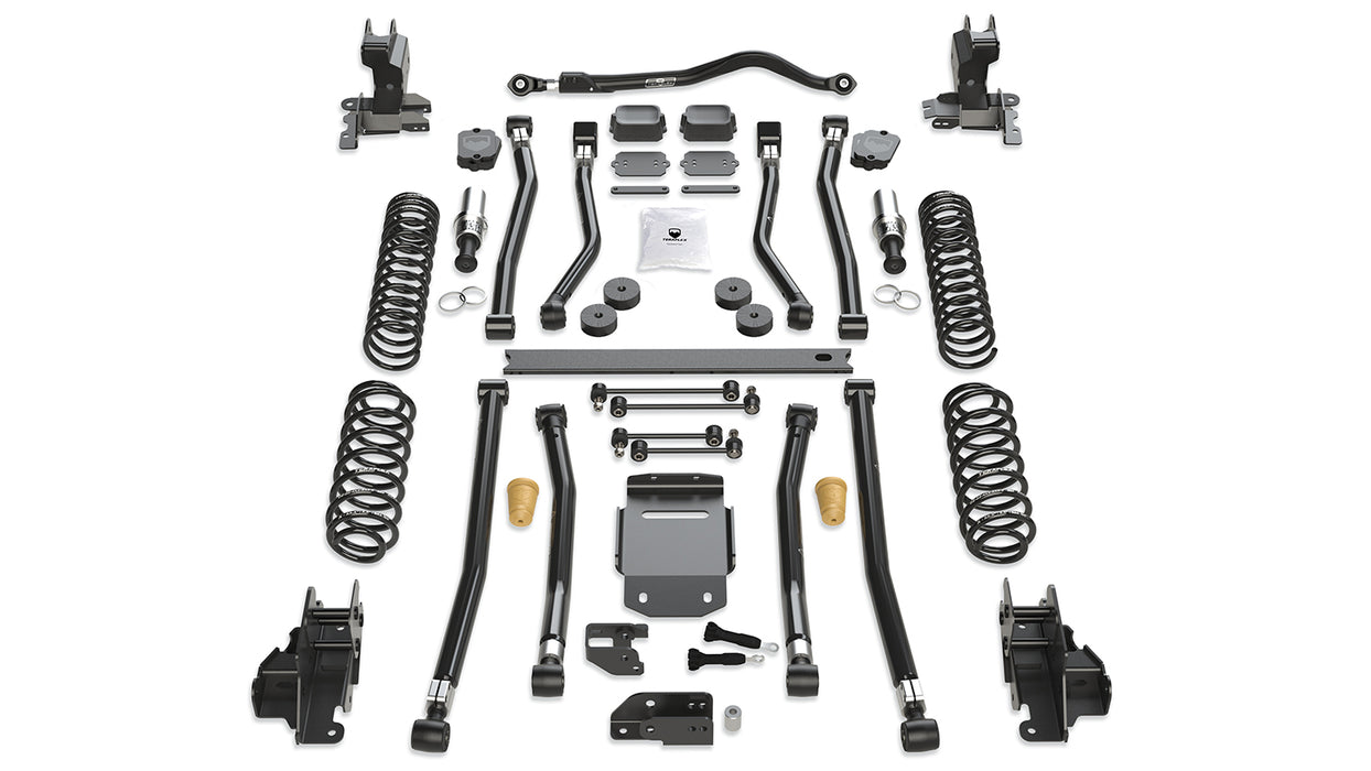 18-Up Wrangler JL 4 Door 3.5 Inch Alpine RT3 Long Arm Suspension System No Shocks TeraFlex