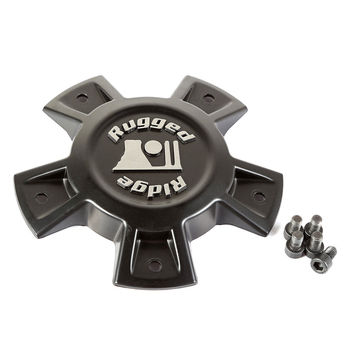 Rugged Ridge Trail Runner Classic Wheel Center Cap | Jeep Wrangler JK/JL/JT (2007-2021) | P/N 15500.9