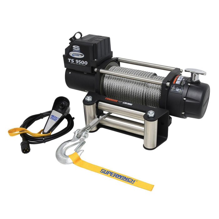 Superwinch Tiger Shark 9500 Winch | 9,500 lb, 12V DC | P/N 1595200, view 3