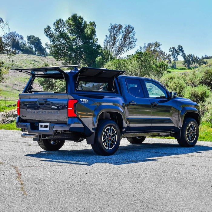 Westin EXP Truck Cap with Solid Front Glass Matte Black | Toyota Tacoma (2024-2026) | P/N 16-12785, view 13