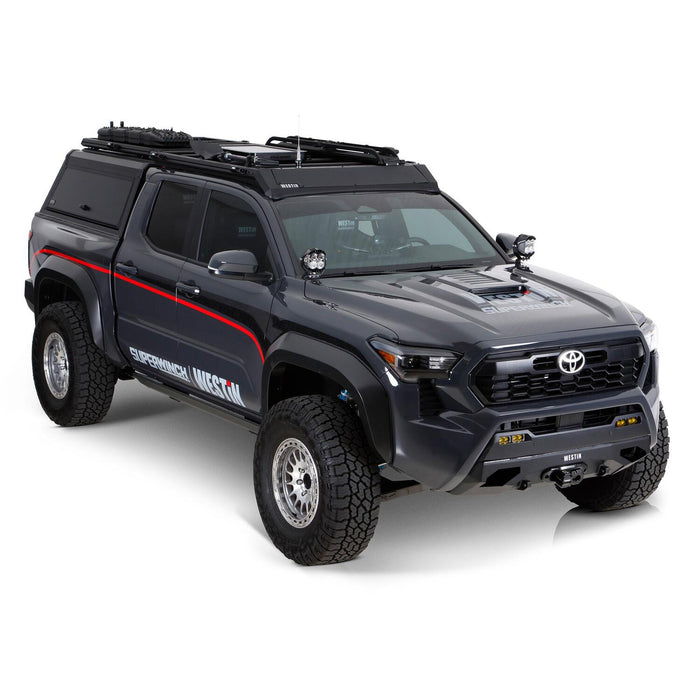 Westin EXP Truck Cap with Solid Front Glass Matte Black | Toyota Tacoma (2024-2026) | P/N 16-12785, view 14