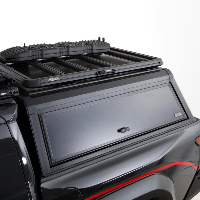 Westin EXP Truck Cap with Solid Front Glass Matte Black | Toyota Tacoma (2024-2026) | P/N 16-12785, view 15