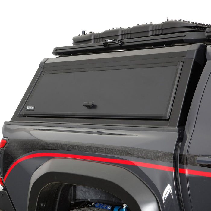 Westin EXP Truck Cap with Solid Front Glass Matte Black | Toyota Tacoma (2024-2026) | P/N 16-12785, view 16