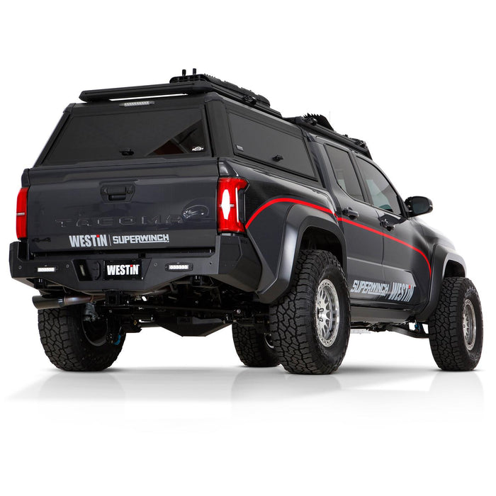 Westin EXP Truck Cap with Solid Front Glass Matte Black | Toyota Tacoma (2024-2026) | P/N 16-12785, view 19