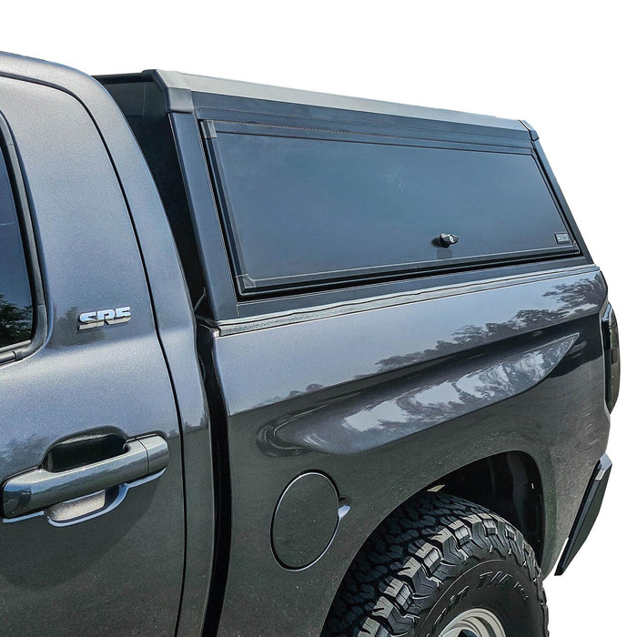 Westin EXP Truck Cap with Solid Front Glass Matte Black | Toyota Tundra (2007-2021) | P/N 16-13255, view 12