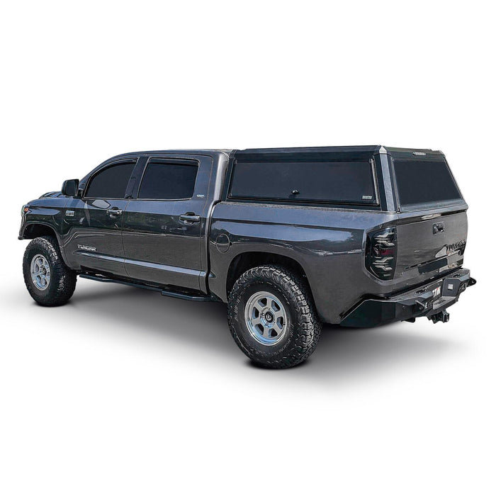 Westin EXP Truck Cap with Solid Front Glass Matte Black | Toyota Tundra (2007-2021) | P/N 16-13255