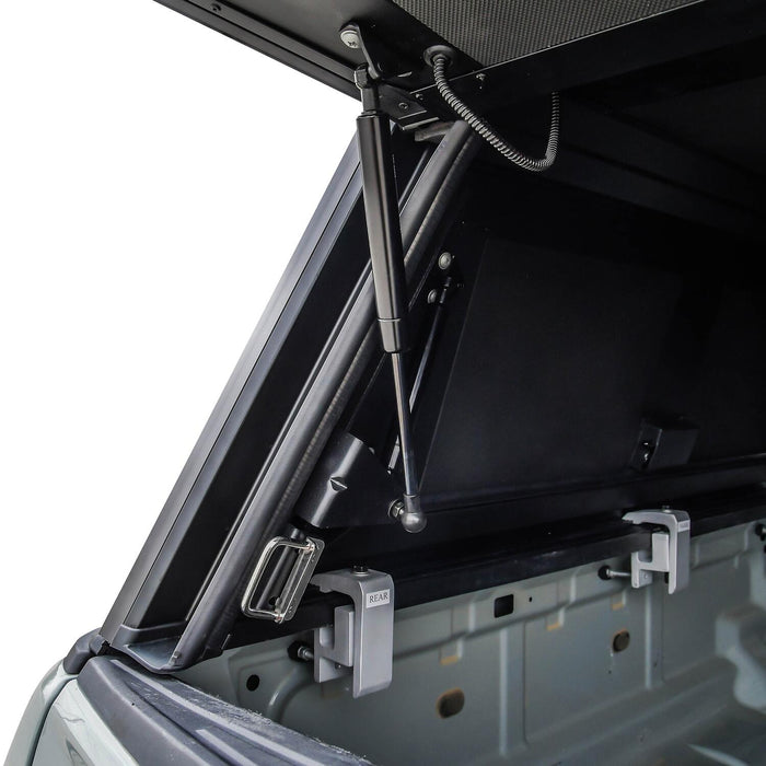 Westin EXP Truck Cap with Solid Front Glass Matte Black | Ford Ranger (2019-2023) | P/N 16-14025, view 14