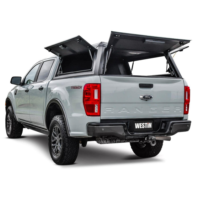 Westin EXP Truck Cap with Solid Front Glass Matte Black | Ford Ranger (2019-2023) | P/N 16-14025, view 15