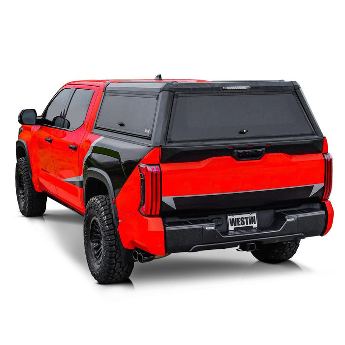 Westin EXP Truck Cap with Solid Front Glass Matte Black | Toyota Tundra (2022-2026) | P/N 16-14155