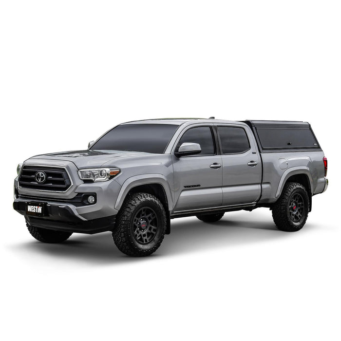 Westin EXP Truck Cap with Solid Front Glass Matte Black | Toyota Tacoma (2016-2023) | P/N 16-14185, view 11