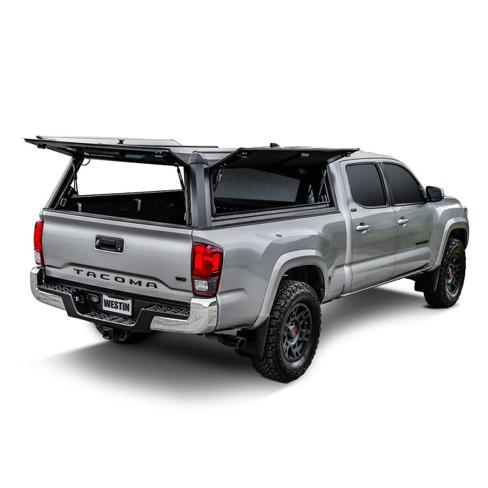 Westin EXP Truck Cap with Solid Front Glass Matte Black | Toyota Tacoma (2016-2023) | P/N 16-14185, view 13