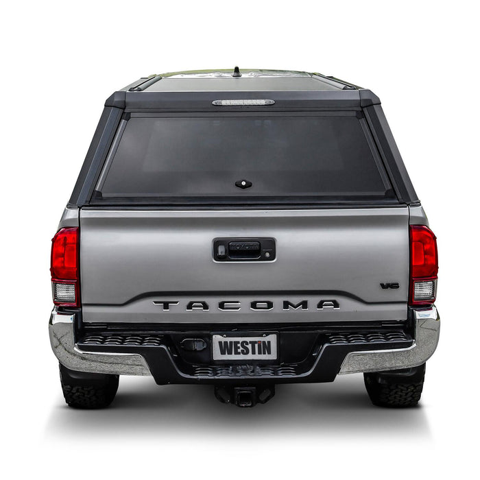Westin EXP Truck Cap with Solid Front Glass Matte Black | Toyota Tacoma (2016-2023) | P/N 16-14185, view 14