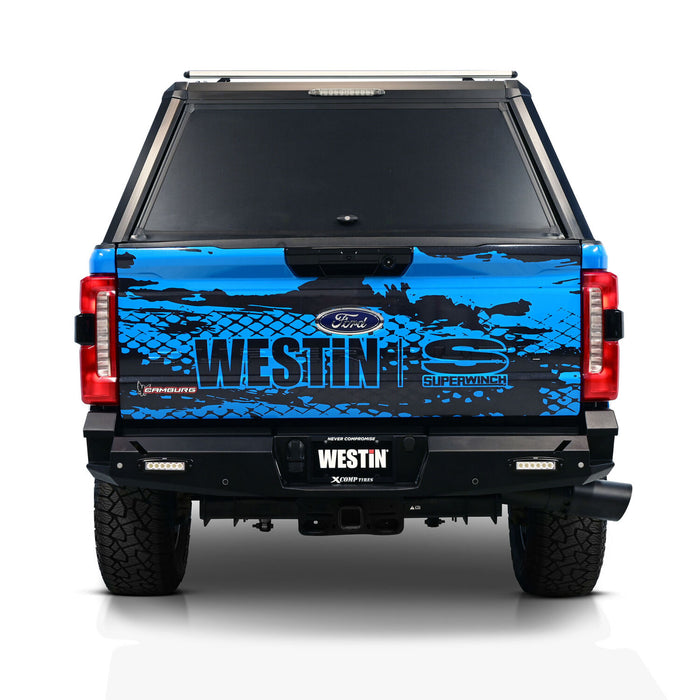 Westin EXP Truck Cap with Sliding Front Glass Matte Black | Ford F-250 Super Duty (2023-2026)/F-350 Super Duty (2023-2026) | P/N 16-14685S, view 12